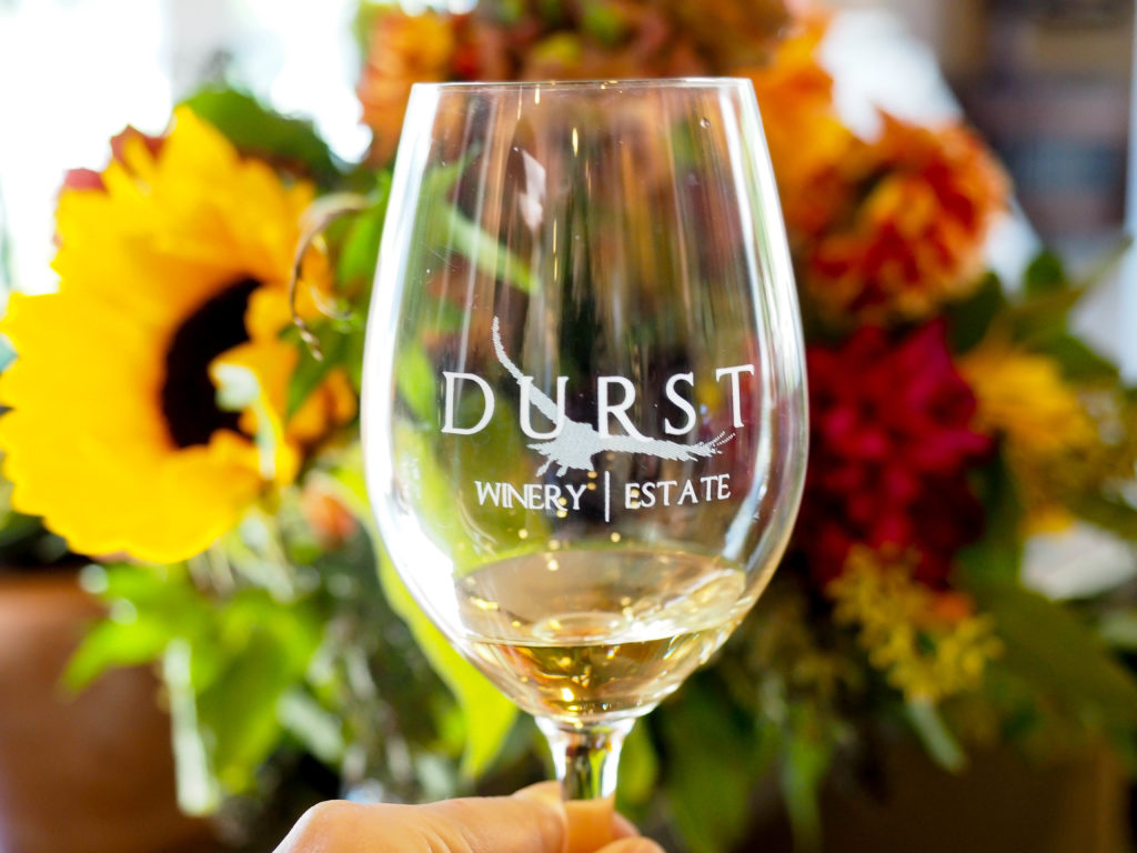 Wine tasting at Durst Winery in Lodi, California